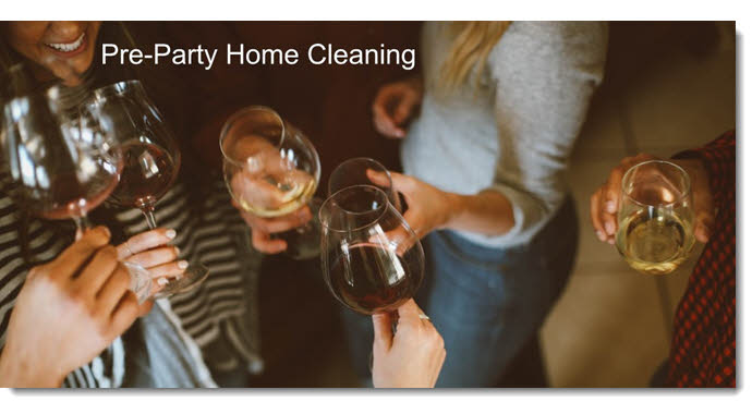 Cleaning for a Party in Your Home